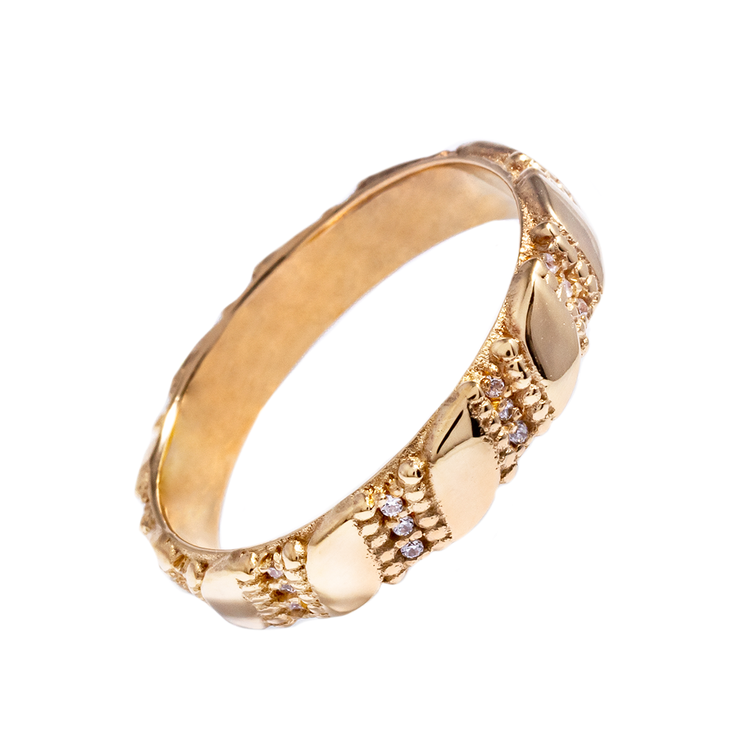 Anillo Colección Olas CZ